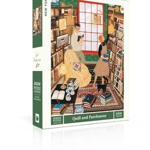 New York Puzzle Company Quill and Parchment Jigsaw Puzzle